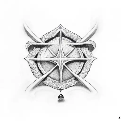 Ankh With Libra Symbol