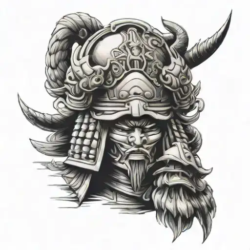 New York City Style Samurai Mask