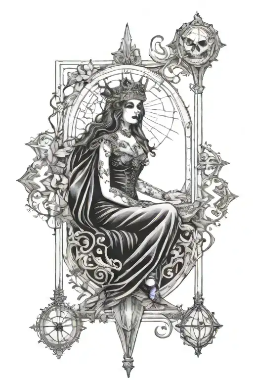 Tarot Card And Halloween