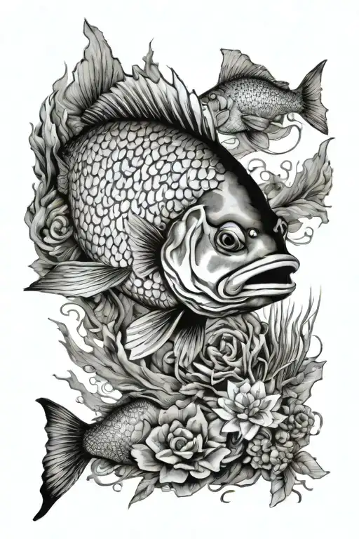 Fish And Background