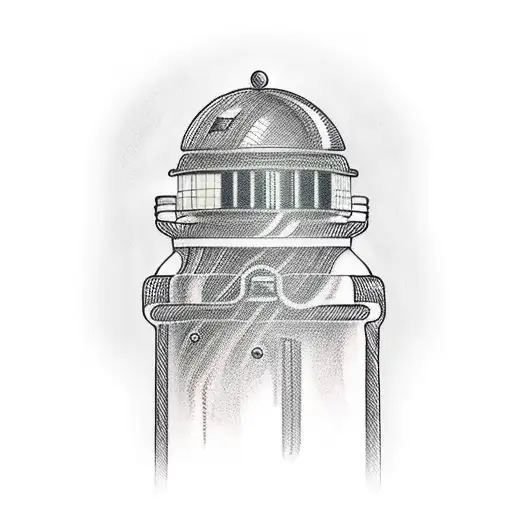 Lighthouse In Outer Space