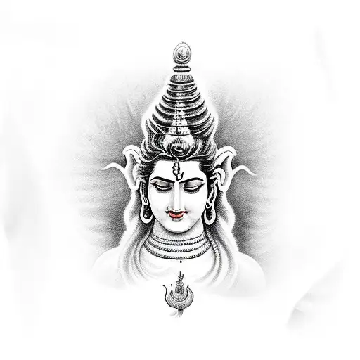 Lord Shiva Fine Line