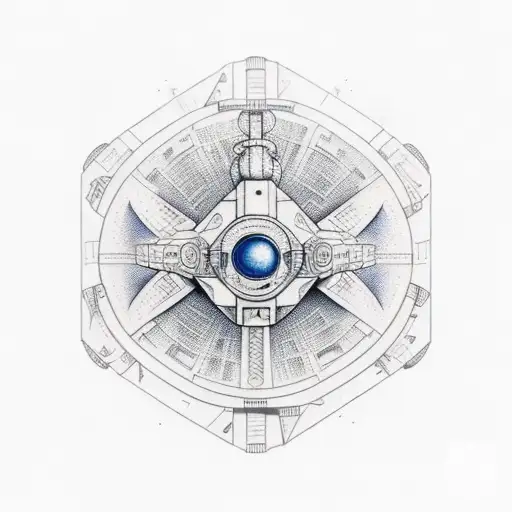 Space Craft Broken Panel