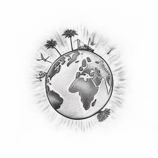 Son Handing Earth To His Father