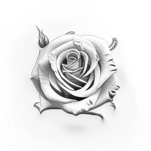 Rose With Cat And Dog