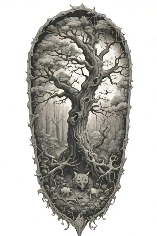 Gustave Dore Scary Forest