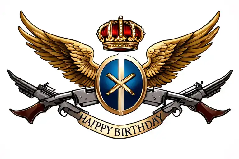 Birthday Military Insignia