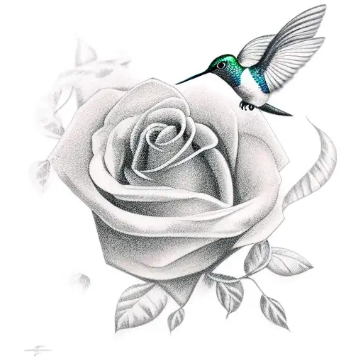 Hummingbird Rose