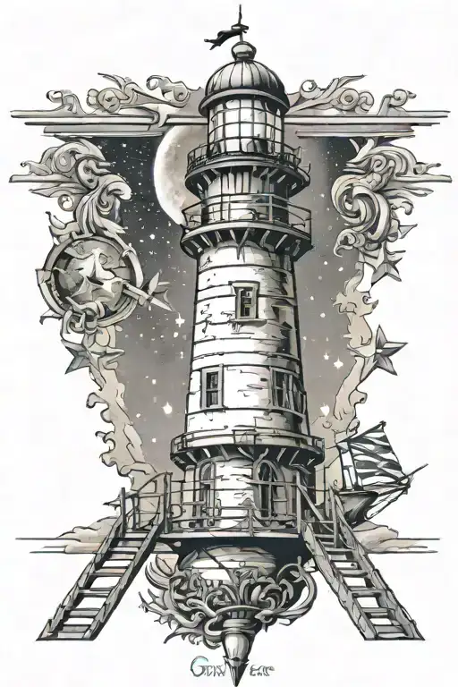 Lighthouse Star Eyes Ladder