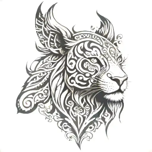 Animal And Tribal Inspired Design Featuring