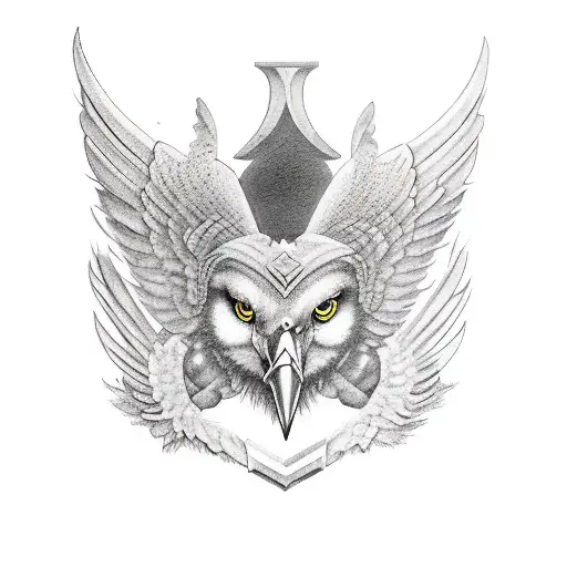 Valkyrie With A Raven