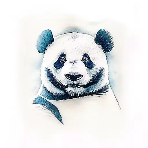 Un Panda Rojo Y Un Panda Gigante