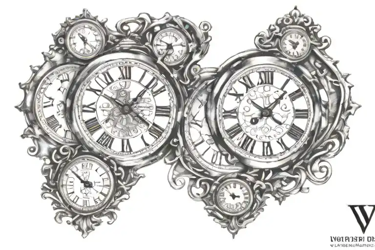 Roman Numerals Iv Design