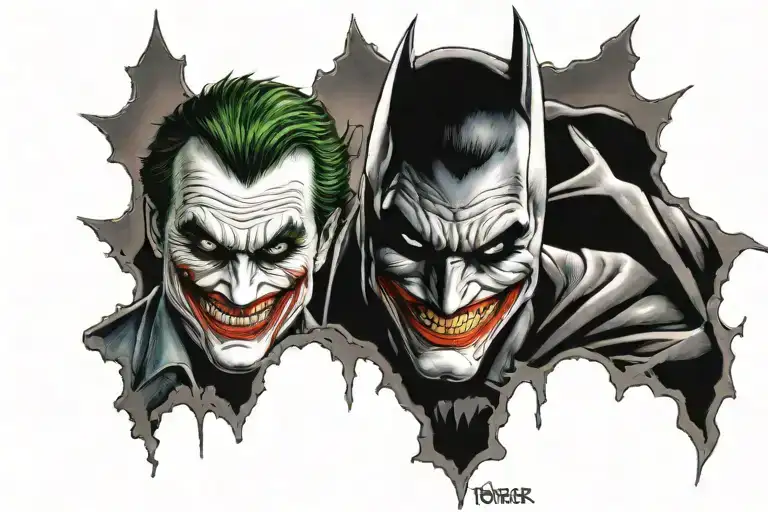 Batman And Joker Logo