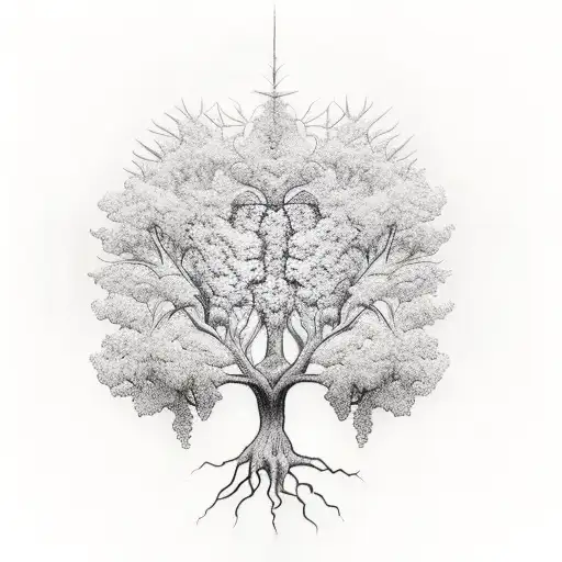 Jesus And Tree Of Life