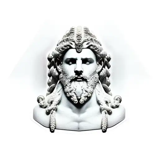 Broken Bust Of Zeus