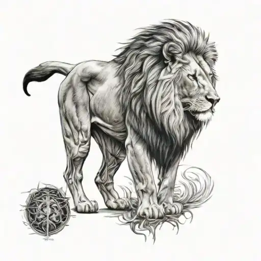 Bright Strong Resilient Lion Dog