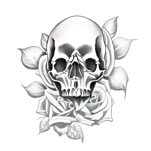 Skull And Roses