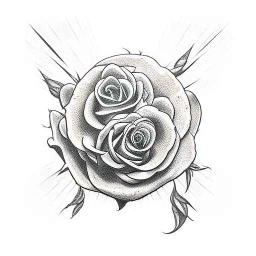 Icarus Falling Into Roses