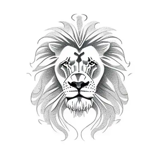 Lion Stepping On A Dragon