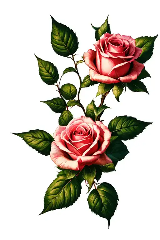 Bible Verse Incorporated With Rose Intertwined