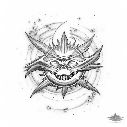 Red Lightning In Space