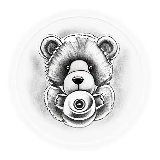 Teddy Bear With Sprocket