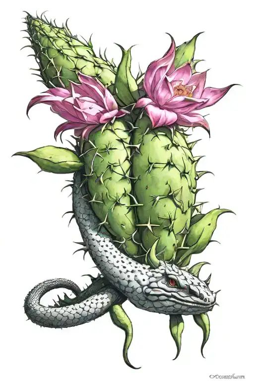 Dragonfruit Cactus With Dragon Head
