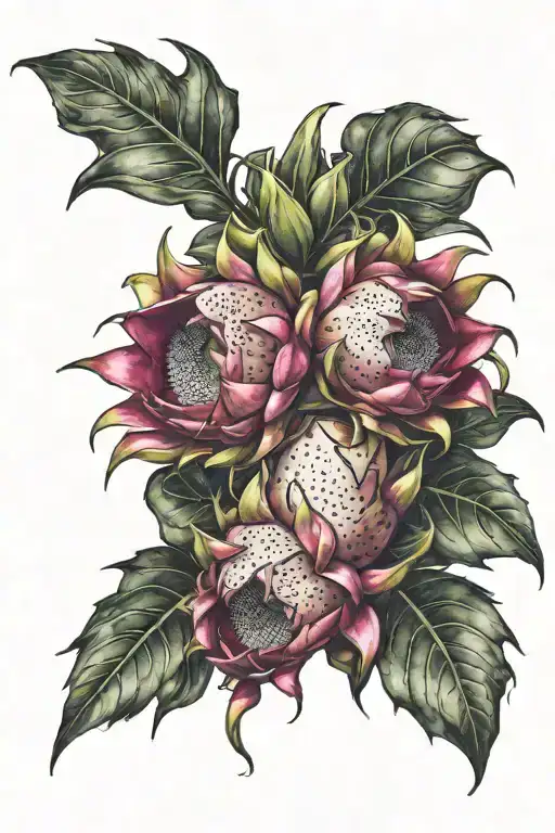 Dragonfruit Plant Large Flowers Dragon Face