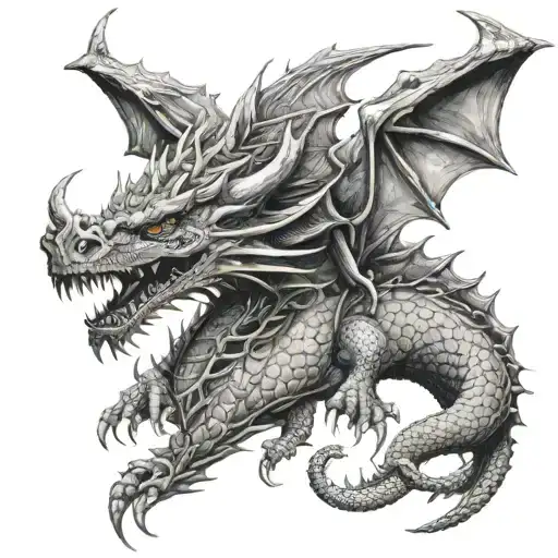 Dragon With Jimenez On It Then A Scroll