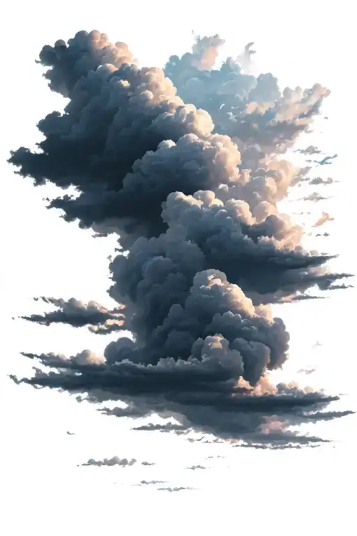 Black Cloud Filled Sky