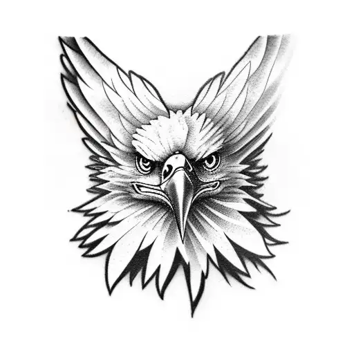 Eagle With The Name Luka Sleeve