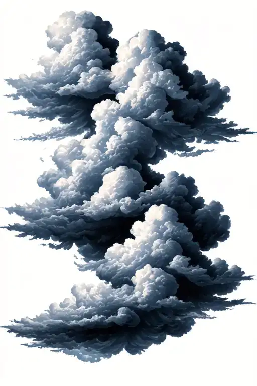 Black Cloud Filled Sky