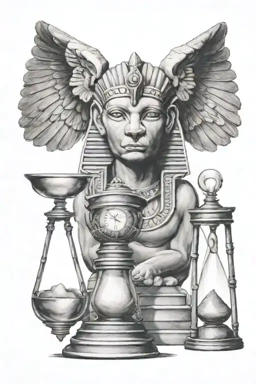 Sphinx And Hourglass