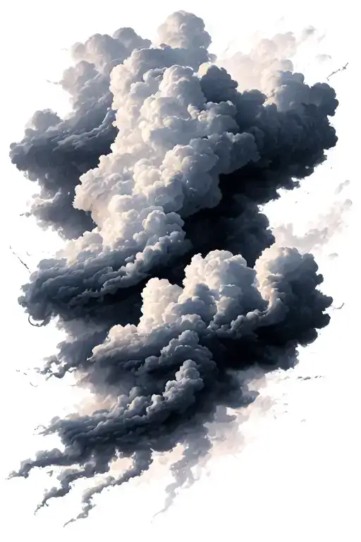 Black Storm Cloud Background