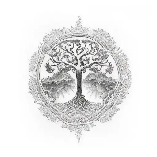 Woman Tree Of Life