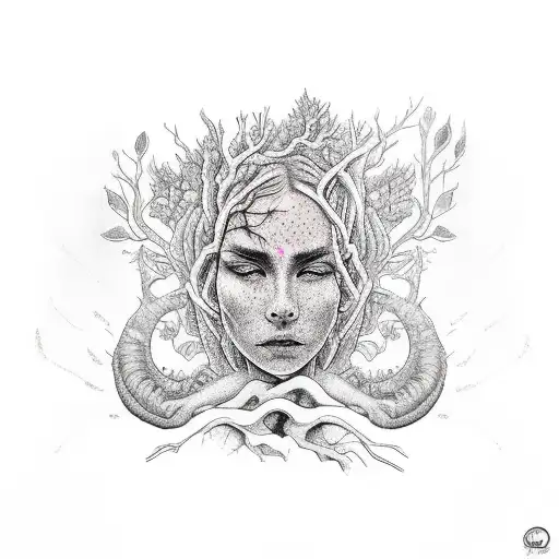 Deep Rooted Woman Healing Ability From The Earth