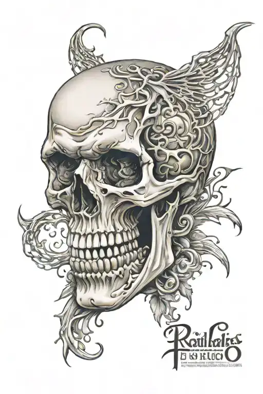 Skull And Scary Face