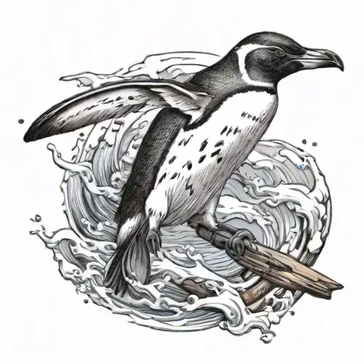 Penguin With Nunchucks