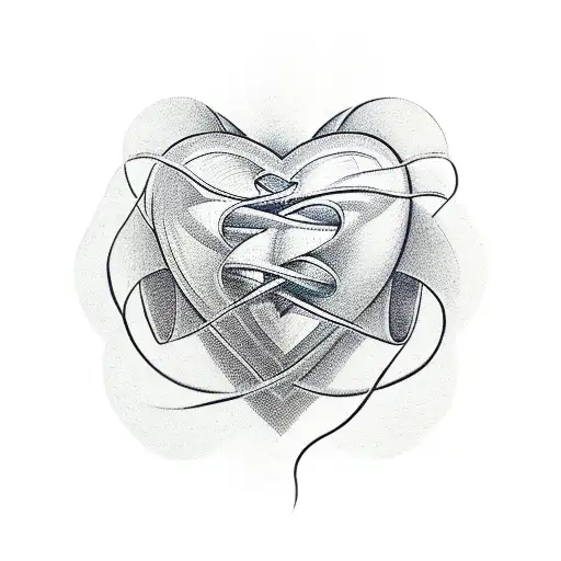 A Psychology Symbol Entwined With A Coffee Cup And A Heart