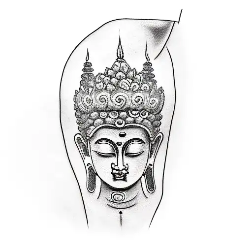 A Tattoo Of A Buddha