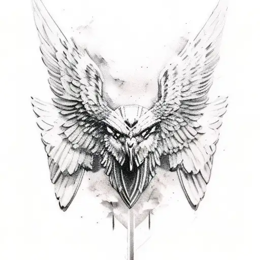 Father Daughter Valkyrie Raven Rune Sleeve Shinkawa