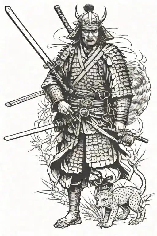 Samurai Hunting With A Goshawk