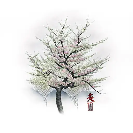 Cherry Blossom Tree Holy Sword