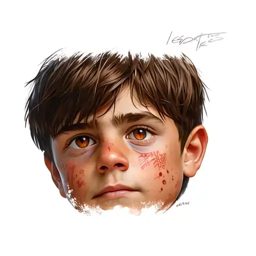 A Boy With Uglybrown Hair And Brown Eyes 12 Years Old Guy