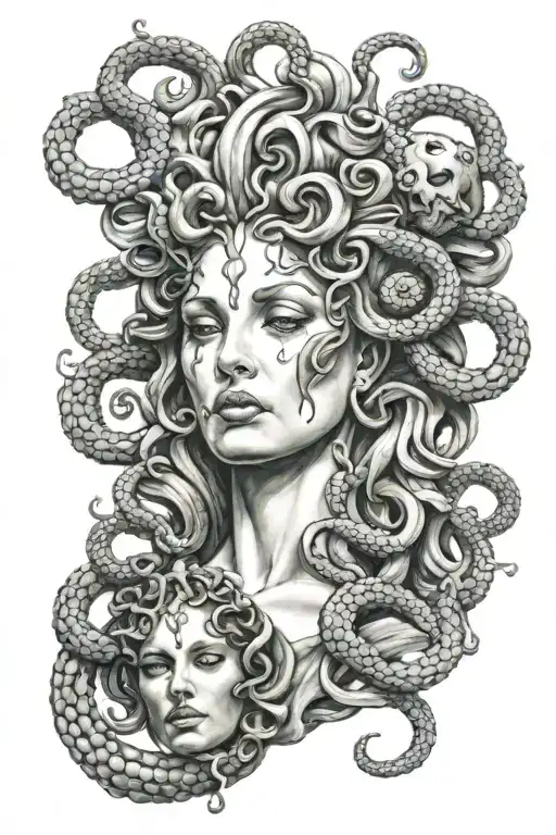 Medusa Holding Mask Holding