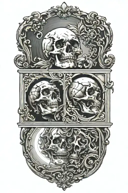 Life And Death Mirrored Upside Down