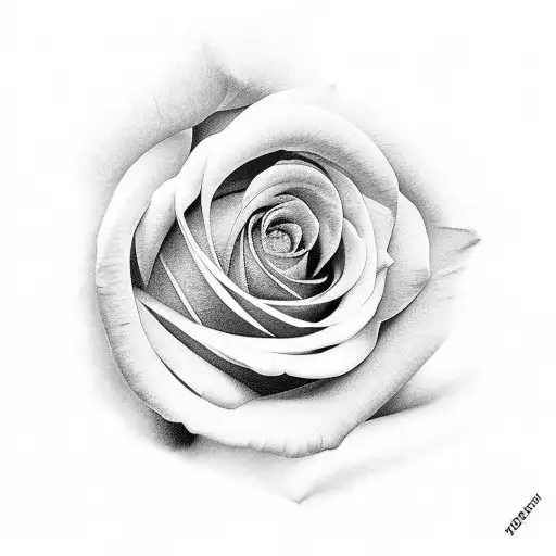 Black Rose Full Flower