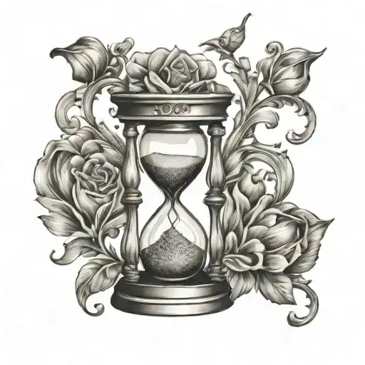 Hourglass With Heart