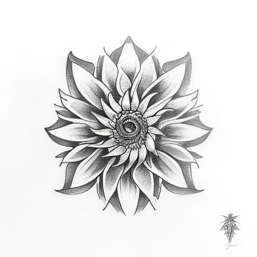 Dragon Zebra Sunflower